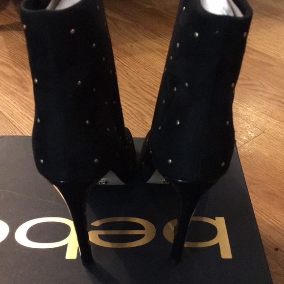 Bebe size 6 Claudia embellish open toe bootie - Picture 4 of 6